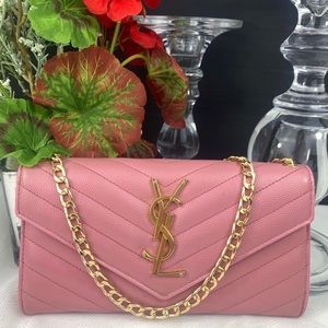 Saint Laurent chain pin wallet